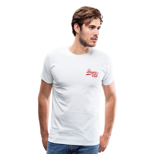 Men's red Logo T-Shirt - white
