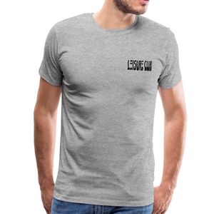 Small Leisure Club Logo T-Shirt - heather gray